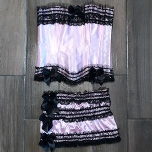 NWOT Adore Me Corset Set